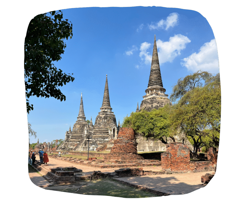 Ayutthaya Three Stupas in Historic Park